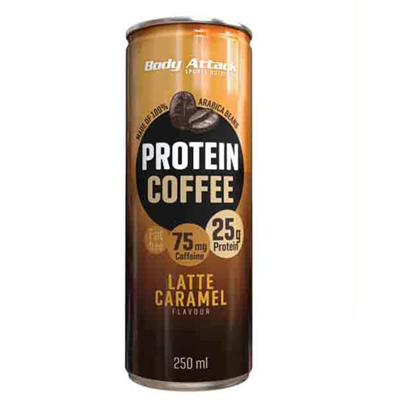 BODY ATTACK PROTEIN COFFEE 250ML - LATTE CARAMEL