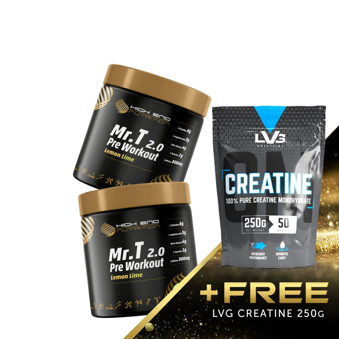 2x High End Nutrition MR. T 2.0 + FREE 250g CREATINE