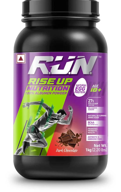 RISE UP NUTRITION ALBUMEN 1KG - DARK CHOCOLATE