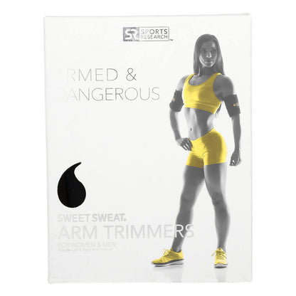 SPORTS RESEARCH SWEET SWEAT ARM TRIMMER - YELLOW MEDIUM