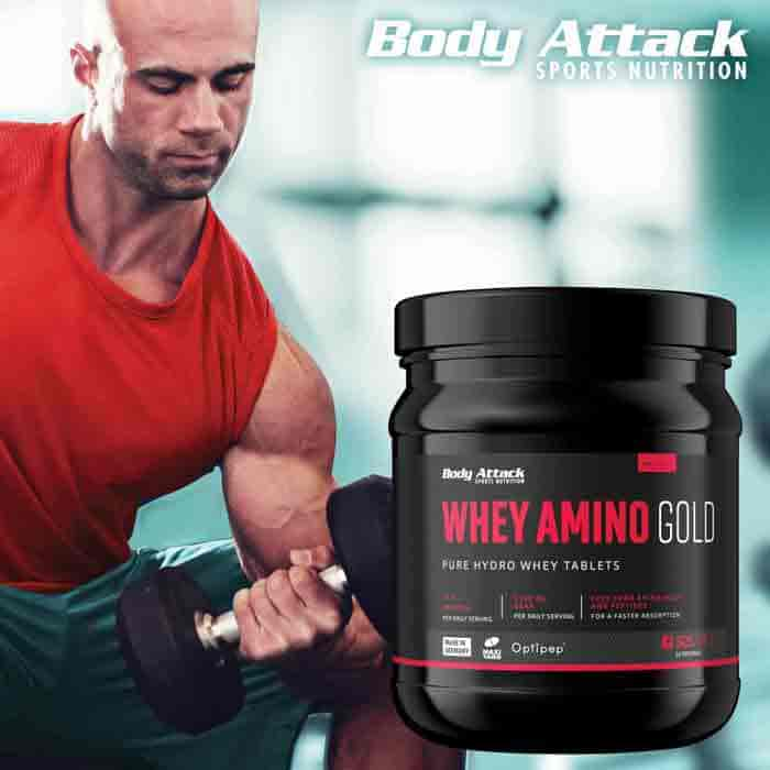 BODY ATTACK WHEY AMINO GOLD 325 TABS