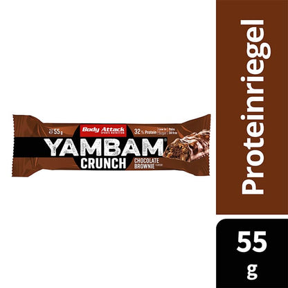 BODY ATTACK YAMBAM BAR CRUNCH 55G - CHOCOLATE BROWNIE