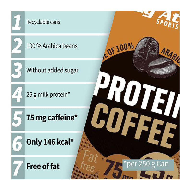 BODY ATTACK PROTEIN COFFEE 250ML - LATTE CARAMEL