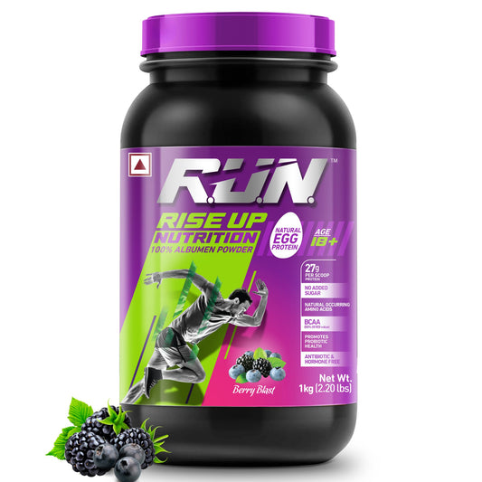 RISE UP NUTRITION ALBUMEN 1KG - BERRY BLAST