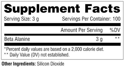 METABOLIC NUTRITION BETA-ALANINE 300G - UNFLV