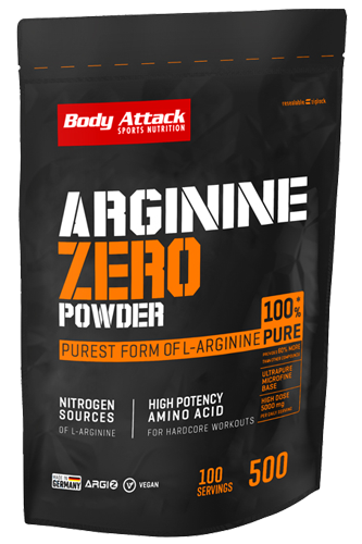 BODY ATTACK ARGININE ZERO 500G - UNFLAVORED