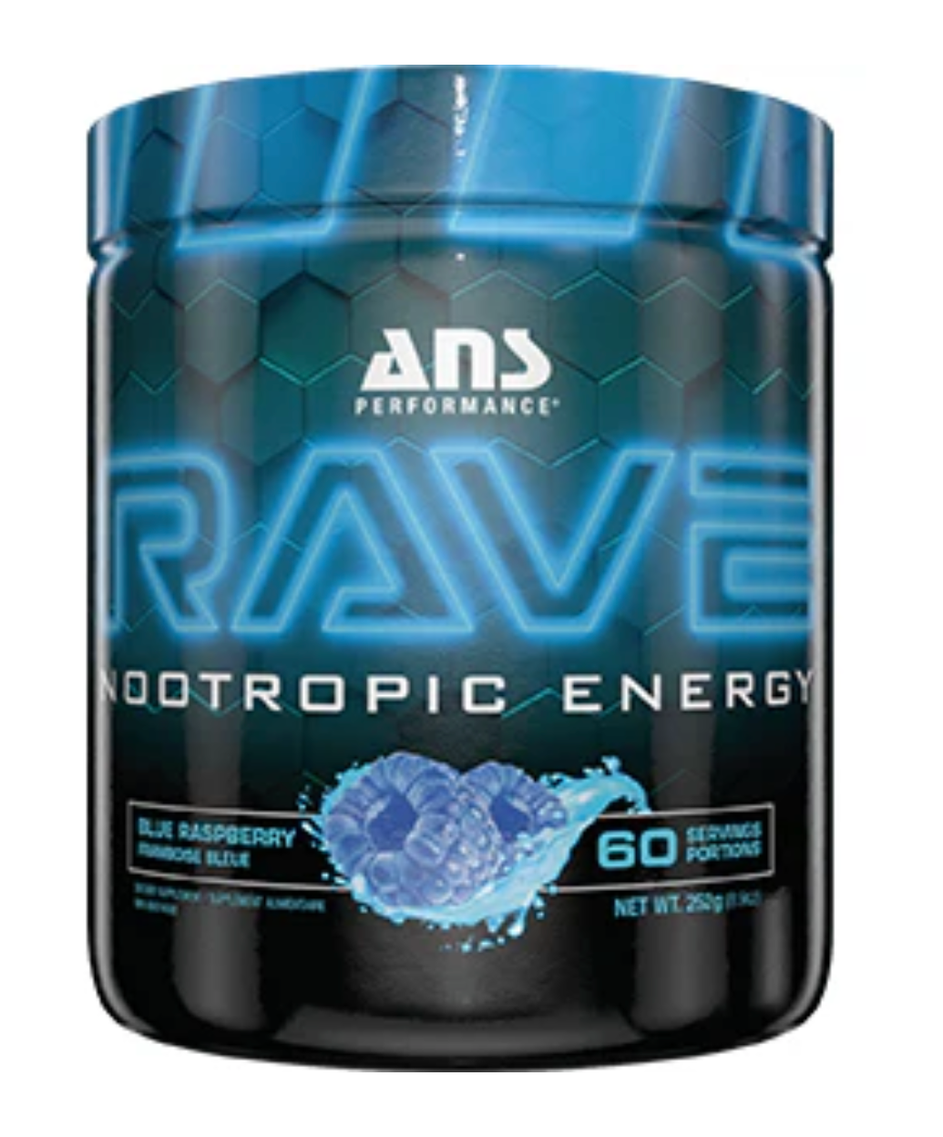 ANS RAVE 252g - Blue Raspberry