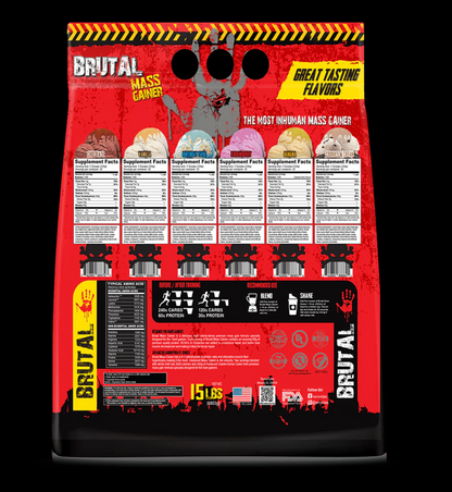 terror labz l carnitine Terror Labz Brutal Mass Gainer 7.5LB