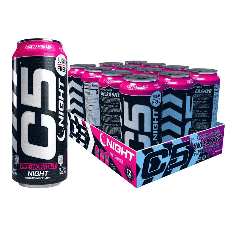 C5 NIGHT ENERGY DRINK 473ML - PINK LEMONADE