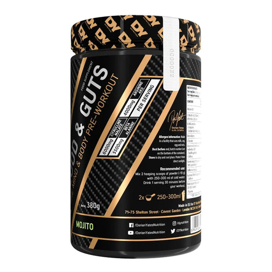 DY Nutrition Blood and Guts Pre Workout