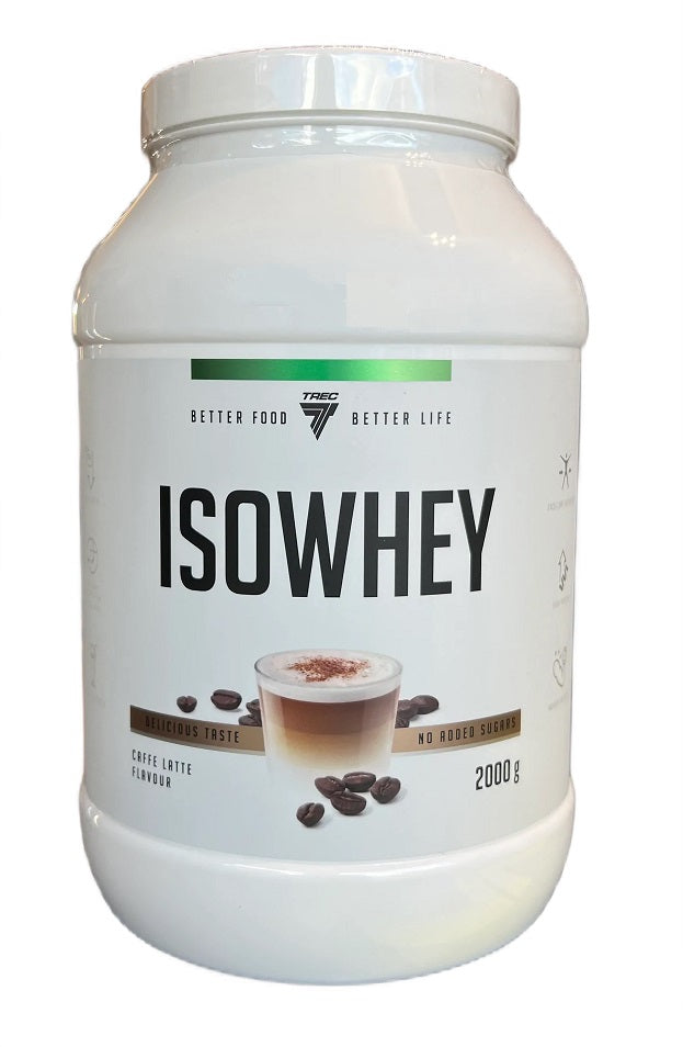 TREC  NUTRITION ISOWHEY 2000G JAR - CAFFE LATTE