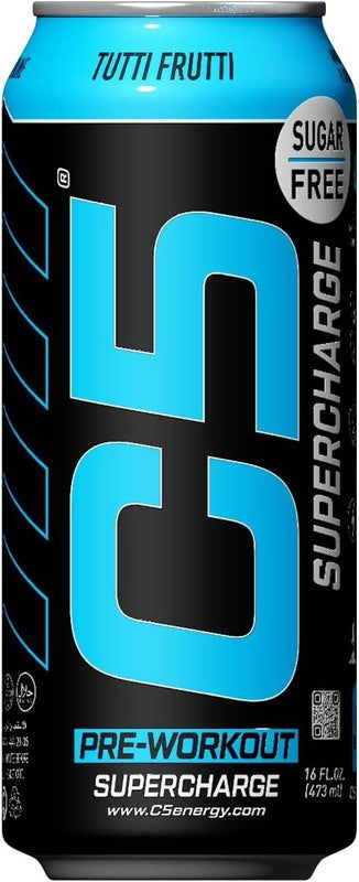 C5 SUPERCHARGE ENERGY DRINK 473ML - TUTTI FRUTTI