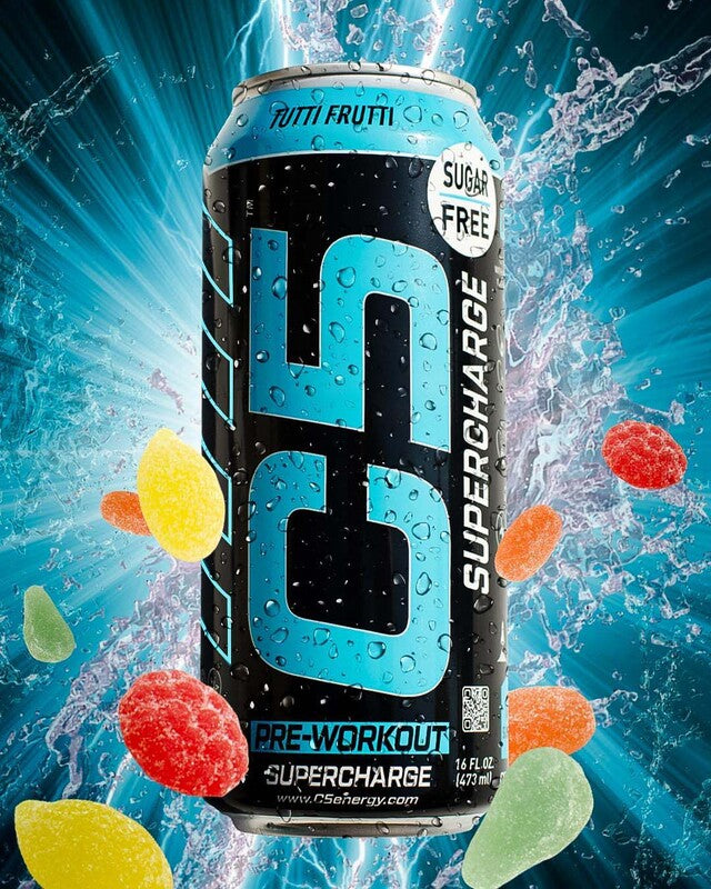 C5 SUPERCHARGE ENERGY DRINK 473ML - TUTTI FRUTTI