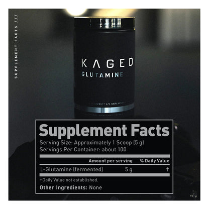 KAGED M. GLUTAMINE 500G UNFLAVORED