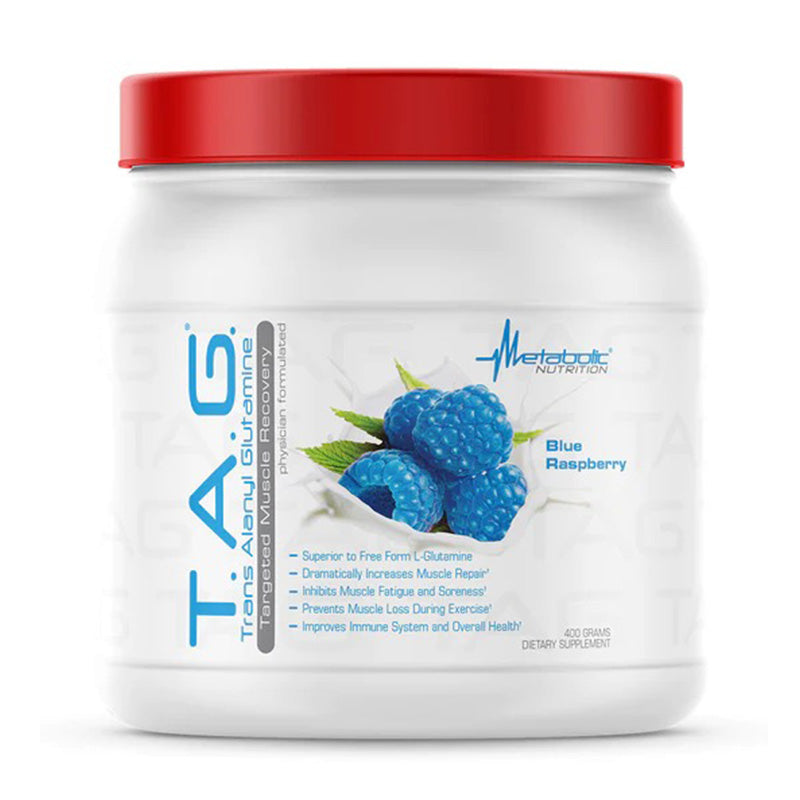 METABOLIC  NUTRITION TRANS ALANYL GLUTAMINE 400G - BLUE RASPBERRY