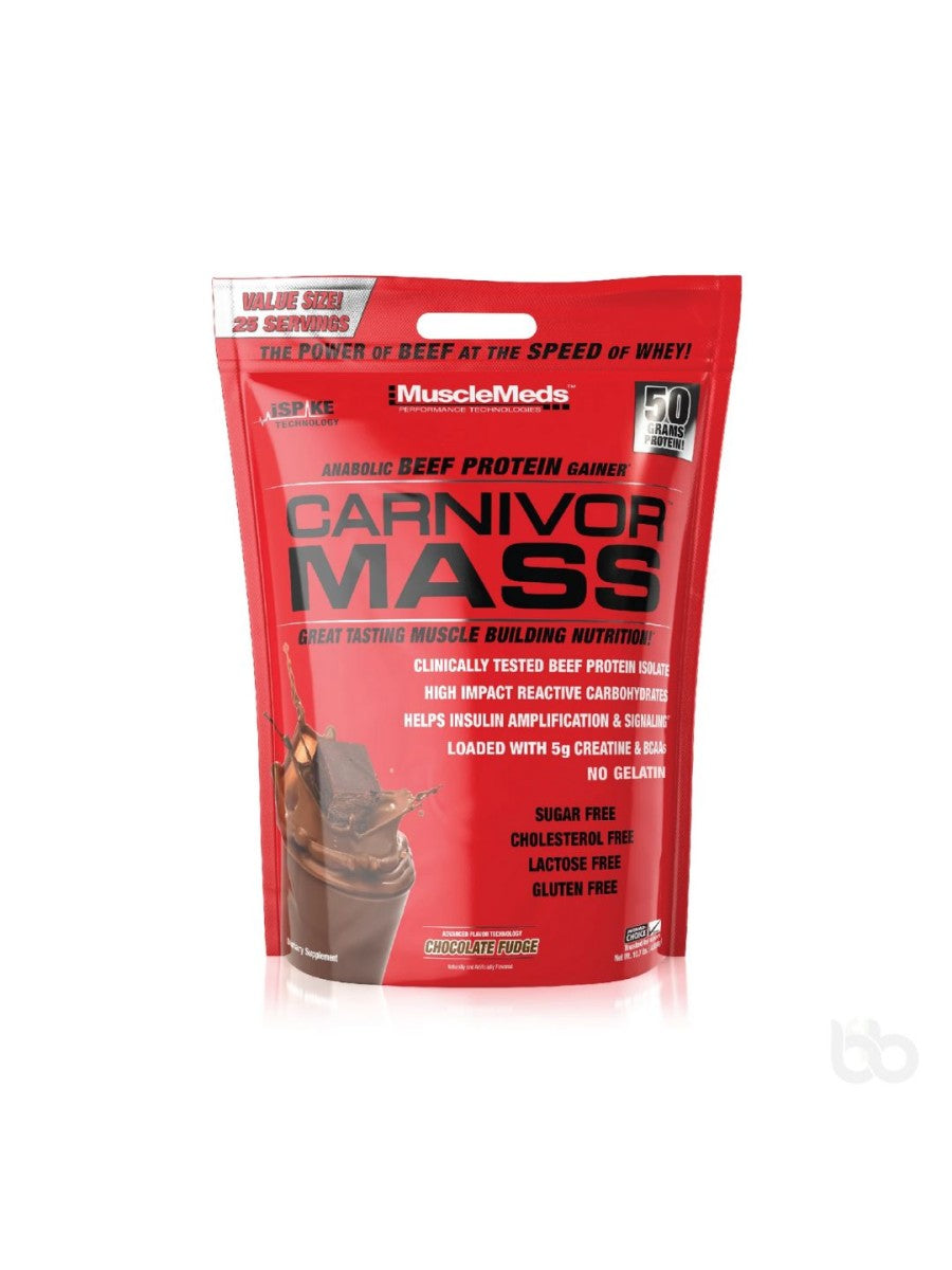 M.MEDS CARNIVOR MASS VANILLA CARAMEL 10.7LB(BAG)