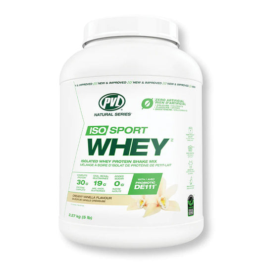 PVL NATURAL SERIES SPORT ISOWHEY 2.27KG - CREAMY VANILLA