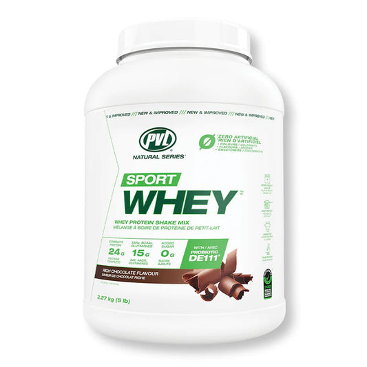 PVL NATURAL SERIES SPORT WHEY 2.27KG - RICH CHOCOLATE