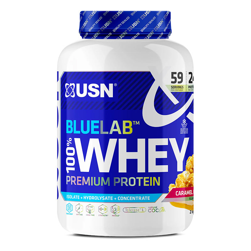 USN BLUE LAB WHEY CARAMEL POPCORN